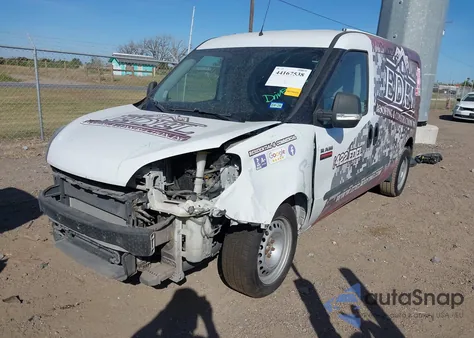 2016 Ram Promaster City Tradesman z USA, uszkodzony, nr VIN ZFBERFAT2G6B13792